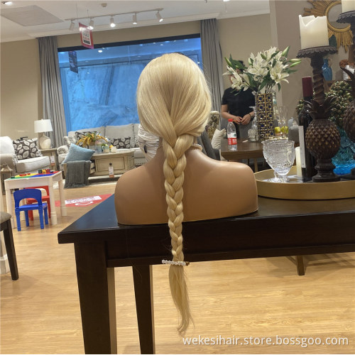 Wholesale Brazilian 613 Virgin Human Hair Full Lace Wigs For Black Women,100% Cheap Natural Blonde Human Hair Wigs Lace Front